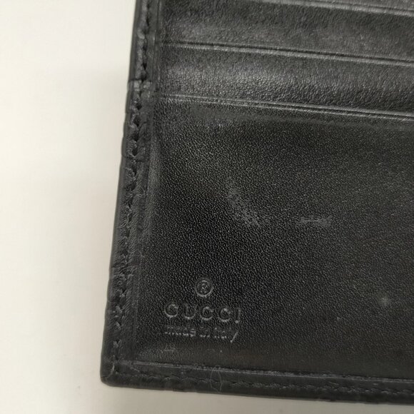 Gucci Wallet Black Leather 200-082425 - Picture 9 of 9